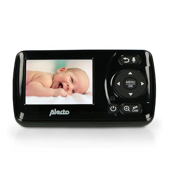 Alecto Baby Drahtlose Babyüberwachung mit Kamera & Bildschirm 2.4" & Zwei-Wege-Kommunikation