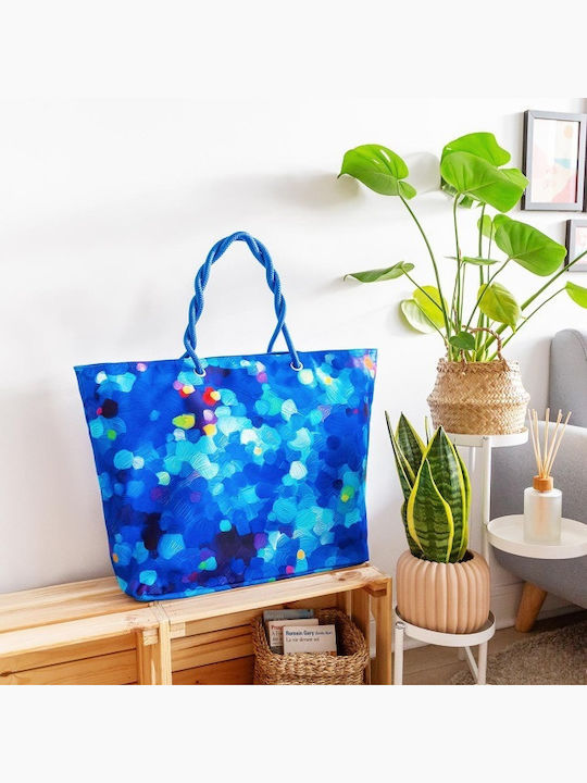 Τσάντα Μεγάλη Φερμουάρ My Daily Bag Blue Palette Pylones 36912 Bl-pa