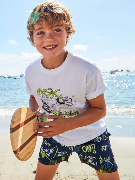 Mayoral Kids Swimwear Swim Shorts Blue