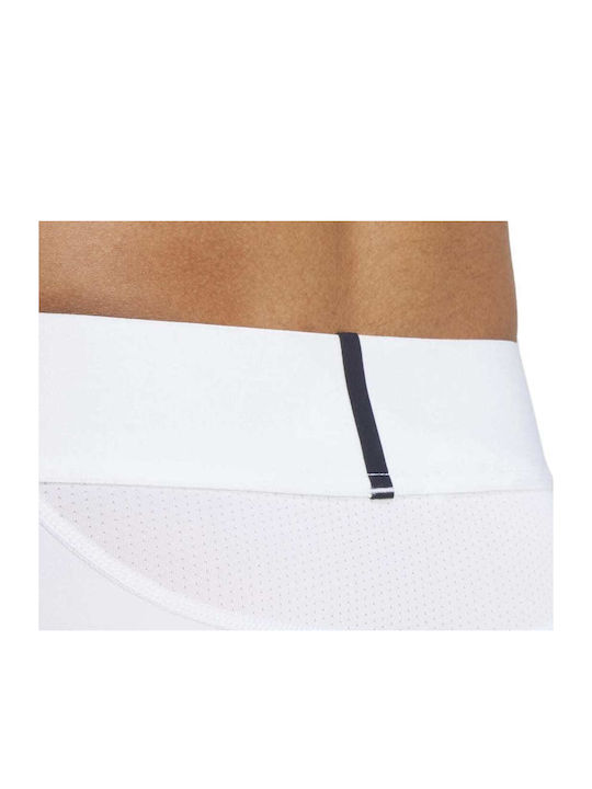 adidas Techfit Ανδρικό Αθλητικό Κολάν Κοντό Λευκό