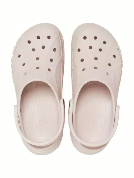 Crocs Baya Γυναικεία Σαμπό Ροζ