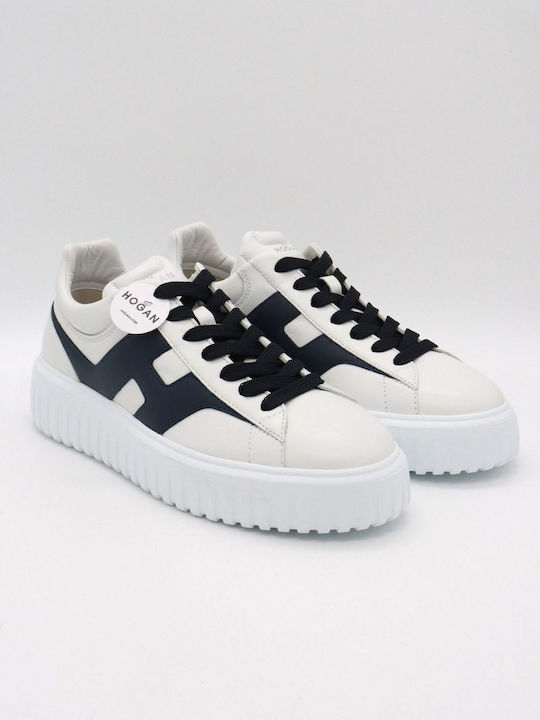 Allacciato H Sneakers White-Blue