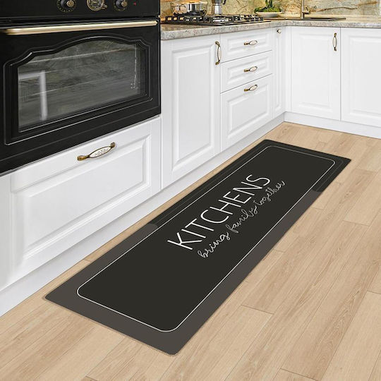 Home Use Kitchen Mat Huh-0217 Non-Slip Fabric 150x50cm 3.5mm Thickness Brown Home Use Kitchen Mat Huh-0217 Non-Slip Fabric 150x50cm 3.5mm Thickness Brown