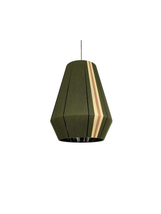 GloboStar Salerno Lustră Verde Boem Rețea cu Dulie E27 50x50x60cm.