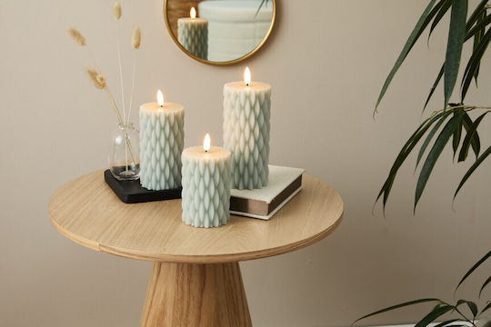 Lifa-Living Decorative Lamp Wax Polish Gray 3pcs