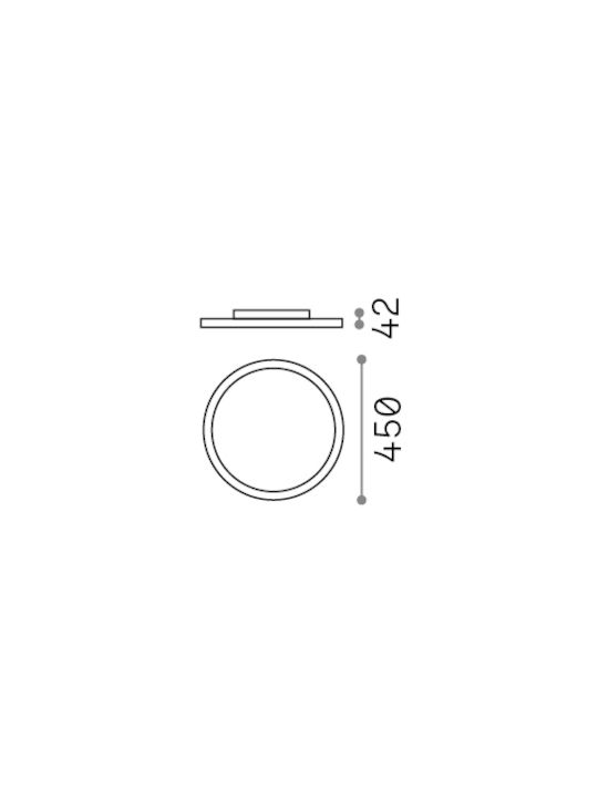 Ideal Lux Deckenleuchte LED Ideal Lux Deckenleuchte LED