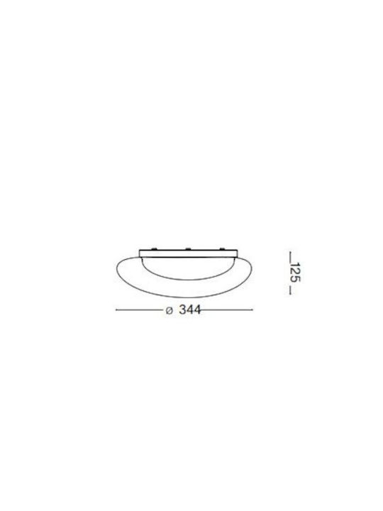 Ideal Lux Deckenleuchte LED Ideal Lux Deckenleuchte LED