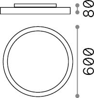 Ideal Lux Πλαφονιέρα LED Ideal Lux Πλαφονιέρα LED