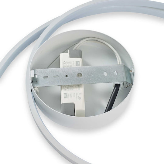 Ideal Lux Таванно осветление Бяла с Вграден LED
