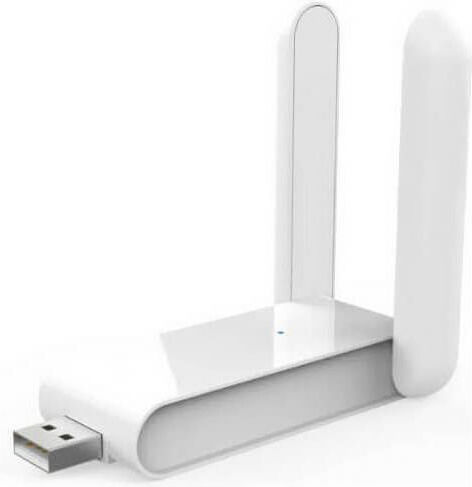 Wireless USB Network Adapter Antenna Wifi 5GHz AC1200 Dual Band 866Mbps 802.11ac White