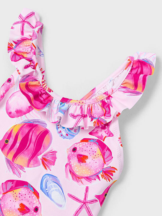 Mayoral Kids Swimwear One-Piece Fuchsia
