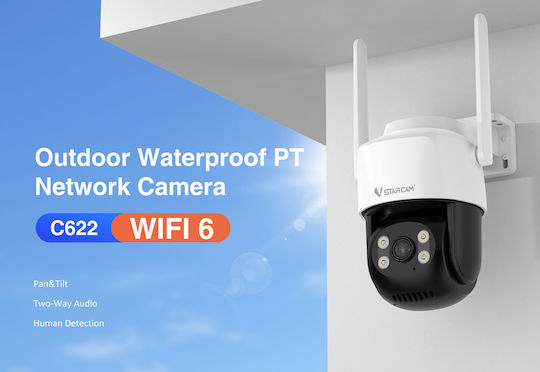 Vstarcam C622 IP Surveillance Camera Wi-Fi Full HD 1080p Waterproof with Two-Way Communication and Lens 4mm