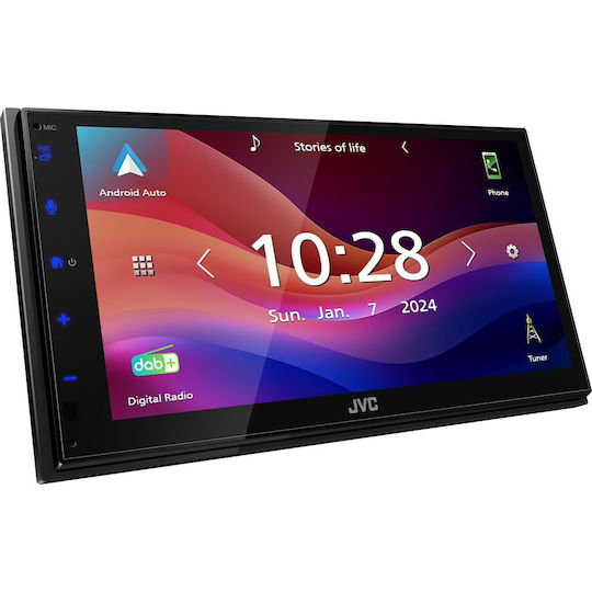 JVC Автомобилна Аудио Система 2DIN (Блутут/USB)