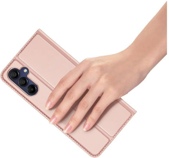 Dux Ducis Skin Pro Wallet Piele / Silicon Roz (SAMSUNG A16 5G, DUX DUCIS)