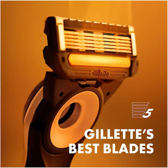 Gillette Labs Heated Razor Starter Kit Electric Shaver Face Rechargeable