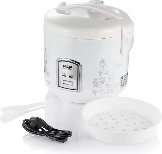 Ηλεκτρικός Ατμομάγειρας Raf R180 1000 W 5 L 5 Λίτρα Μαγείρεμα Ζέσταμα 23x29 Cm Λευκό