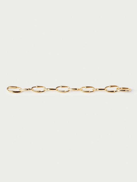 P D Paola Bracelet Lucky Charm Chain made of Brass Gold Plated