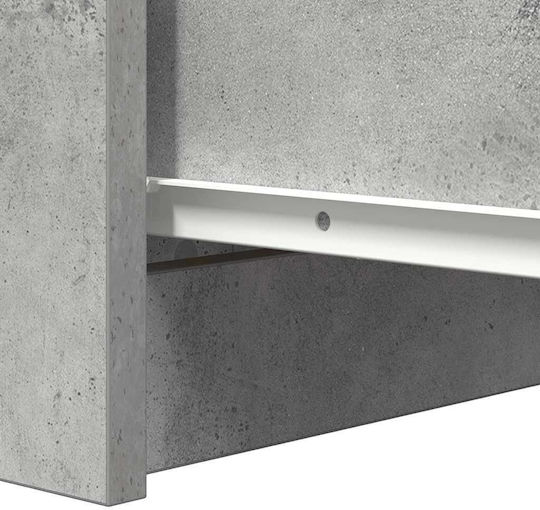 Sertar De Birou Din Lemn Gri Beton 37.5x35x76cm