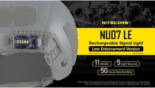 Φακός Κράνους Led Nitecore Headlamp Nu07le
