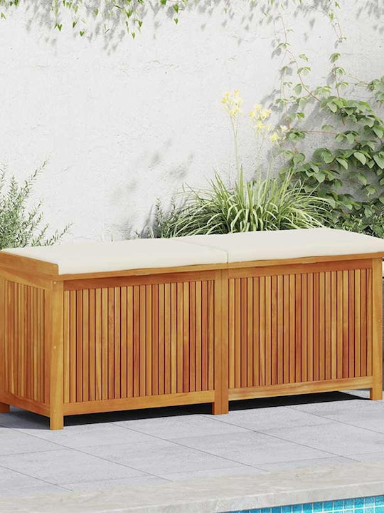 Outdoor Cushion Box 150x50x60.5 cm Solid Fir Wood Brown 150 x 50 x 60.5 cm