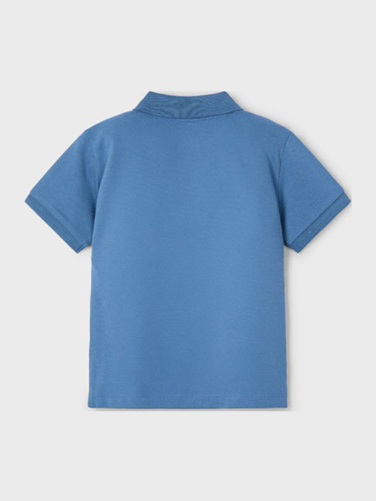 Kids' Polo Short Sleeve Sea Blue