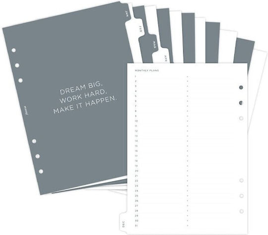 Filofax Notizbuch A5 Mehrfarbig