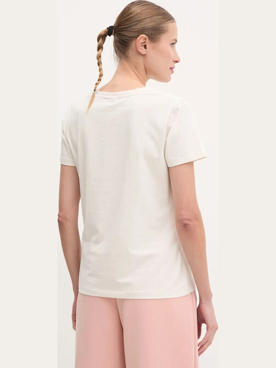 Damen T-Shirt Beige