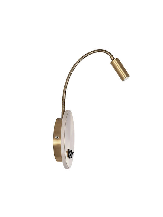 GloboStar Goose Double LED Warm White Spot in White Color