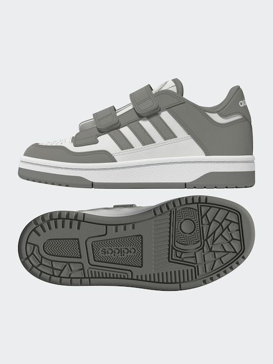Rapid Court Kids Sneakers with Scratch Gray