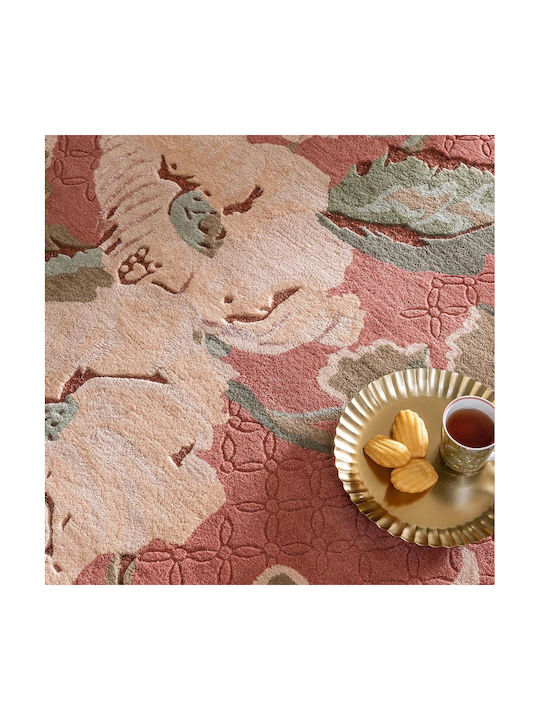 Laura Ashley Aylworth Trail Lucrat manual Covor Rectangular Portocaliu