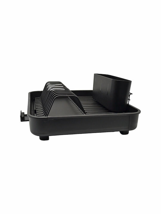 Ankor Dish Drainer Metallic in Black Color 52.5x35.5x16cm