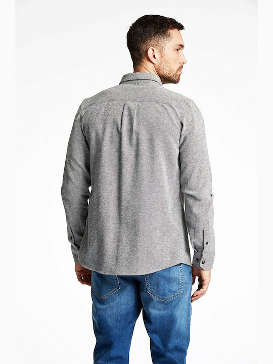 Μακρυμάνικo Πουκάμισο Grey Mel