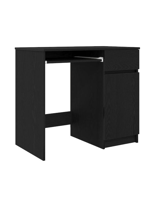 Desk Wooden Black Oak 86x49x76cm