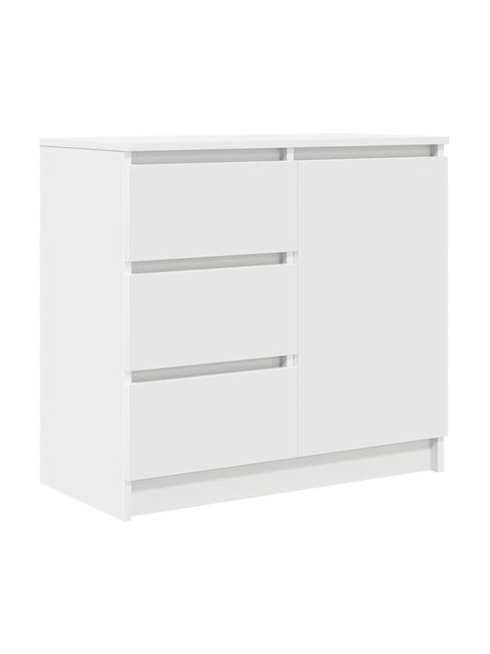 Office Storage Chipboard Drawer White L71xW35xH65cm