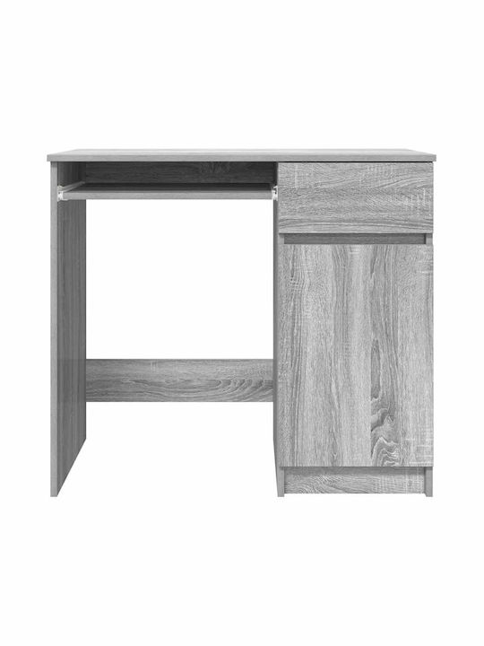 Γραφείο Ξύλινο Γκρι Sonoma 86x49x76εκ.