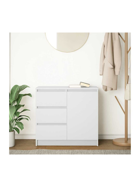 Office Storage Chipboard Drawer White L71xW35xH65cm