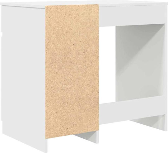 Schreibtisch Holz White 86x49x76cm