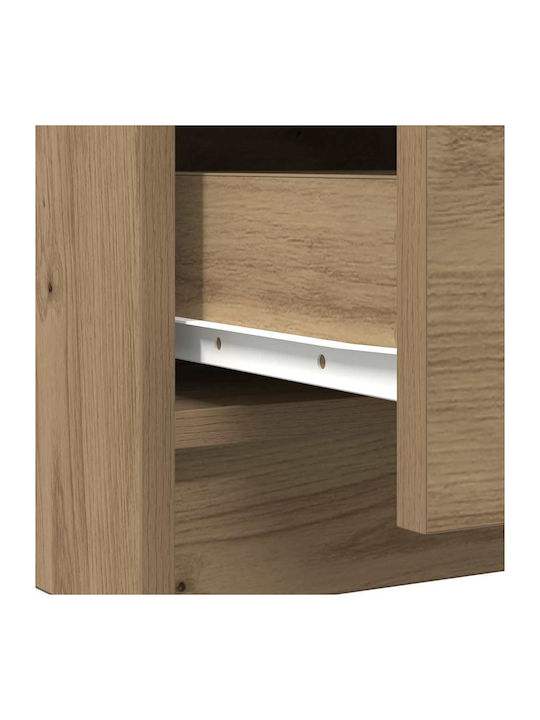 Чекмеджета Офис Дървена Кафяв 71x35x65см