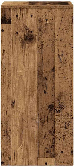 Büroaufbewahrungsschublade aus Holz Braune 29,5x34x76cm