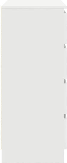 Συρταριέρα Γραφείου Ξύλινη Λευκό 71x35x84cm