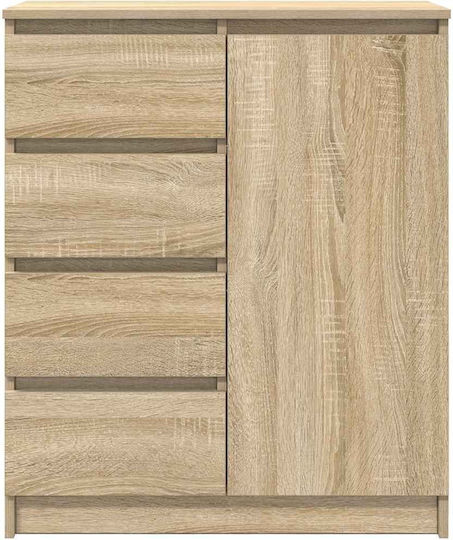 Sertar De Birou Din Lemn Nuanță De Lemn Maro 71x35x84cm