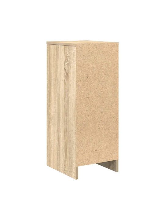 Office Storage Chipboard Cabinet Coffee L29.5xW34xH76cm