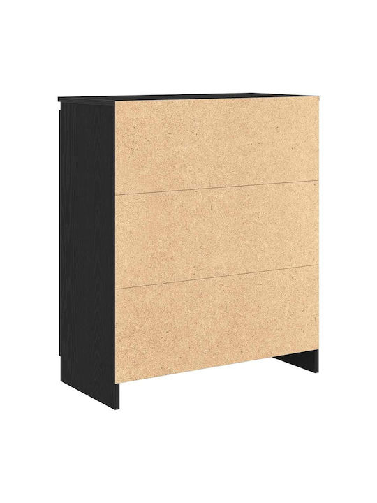 Чекмеджета Офис Дървена Black Oak 71x35x84см