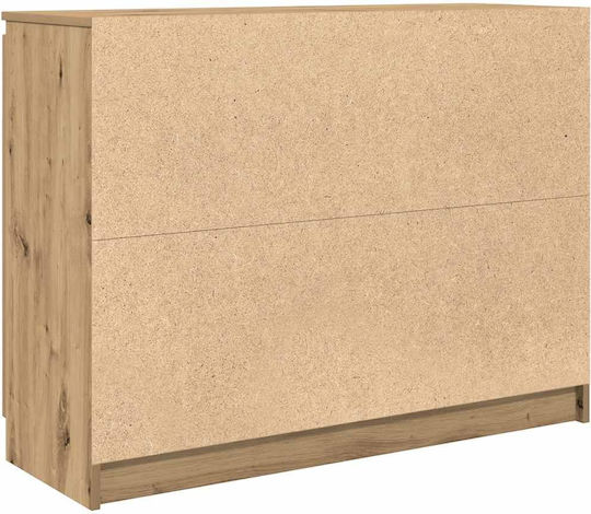 Чекмеджета За Бюро Дървени Кафяви 100.5x35x76см