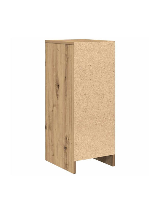Office Storage Chipboard Cabinet Coffee L29.5xW34xH76cm
