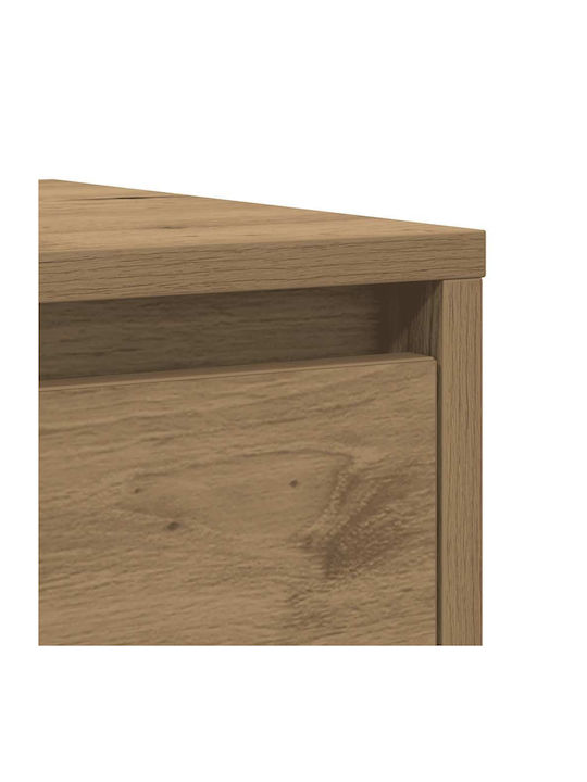 Office Storage Chipboard Cabinet Coffee L29.5xW34xH76cm