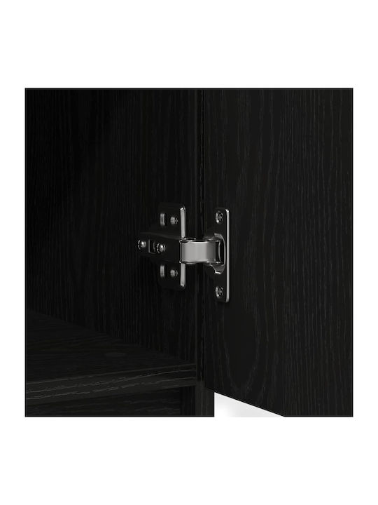 Чекмеджета Офис Дървена Black Oak 71x35x84см