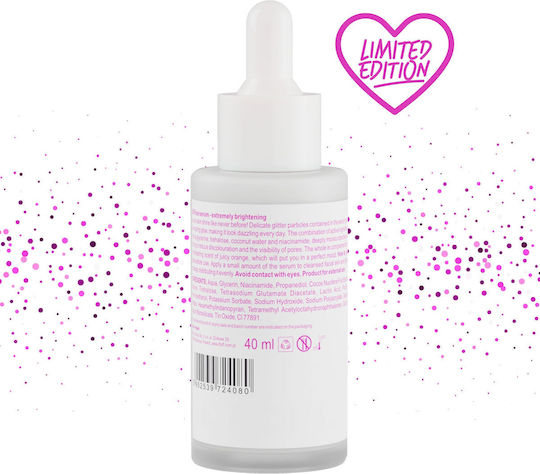 Fluff Gold Shimmer Drops Moisturizing Serum Face with Niacinamide for Radiance 40ml