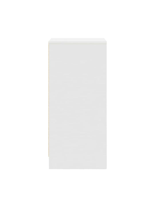 Συρταριέρα Γραφείου Ξύλινη Λευκό 37.5x35x99cm