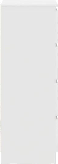 Чекмеджета За Бюро Дървени Бели 37.5x35x99см